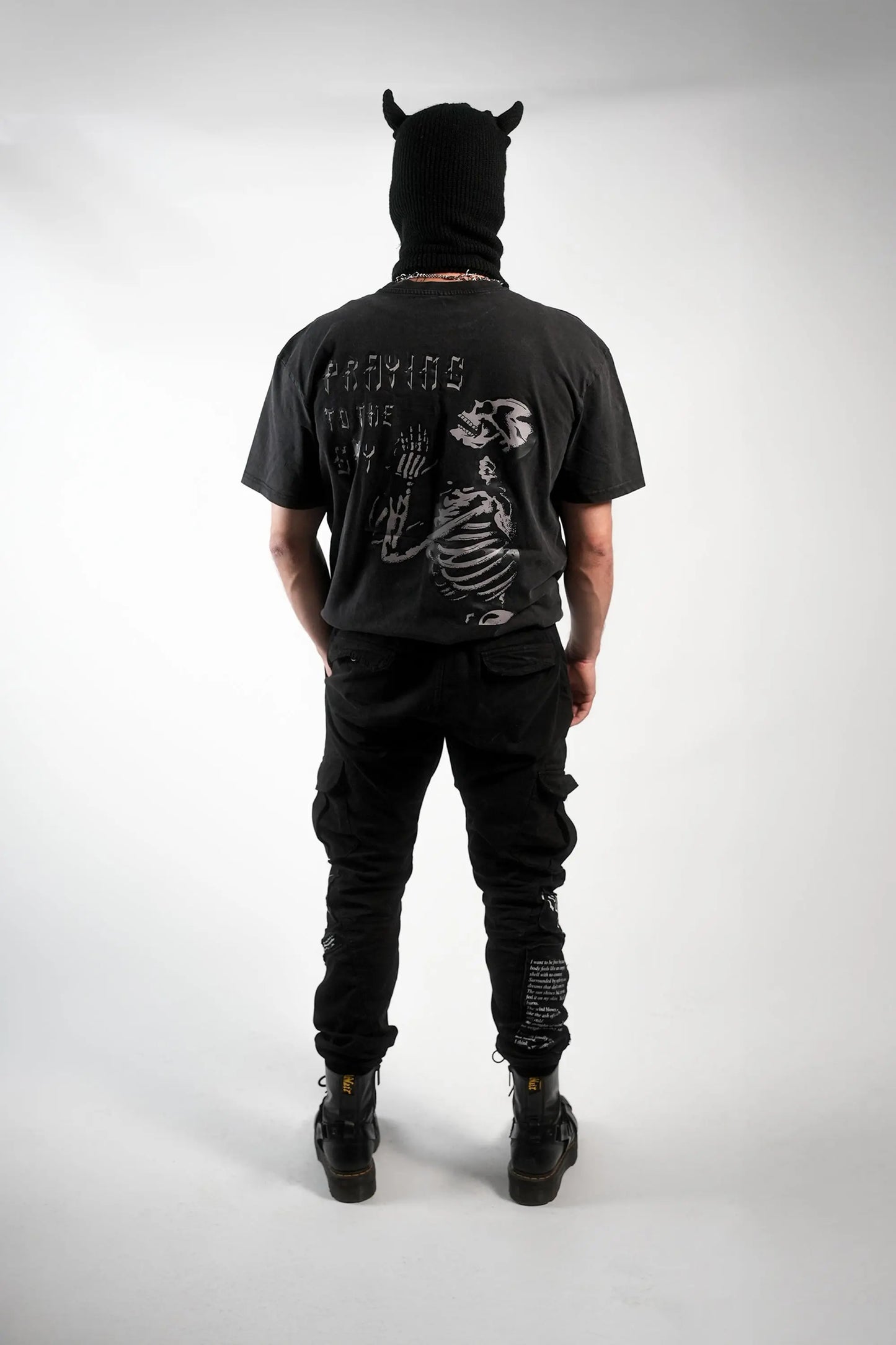 Alternative Gothic Techwear Oversized T-Shirt