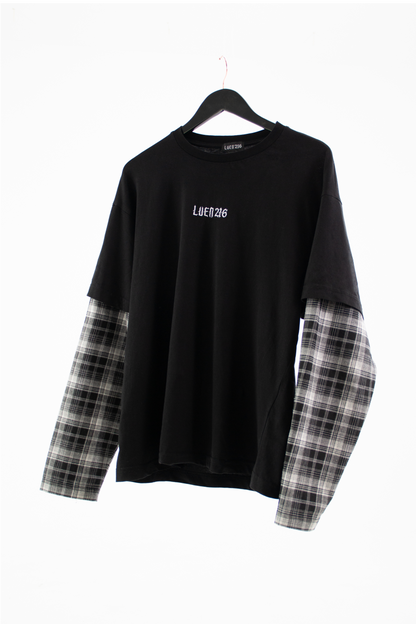 Luen216 Abyss Blade Longsleeve Checkered Black