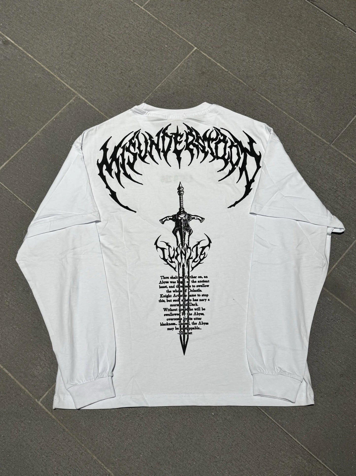 Luen216 Abyss Blade Longsleeve White