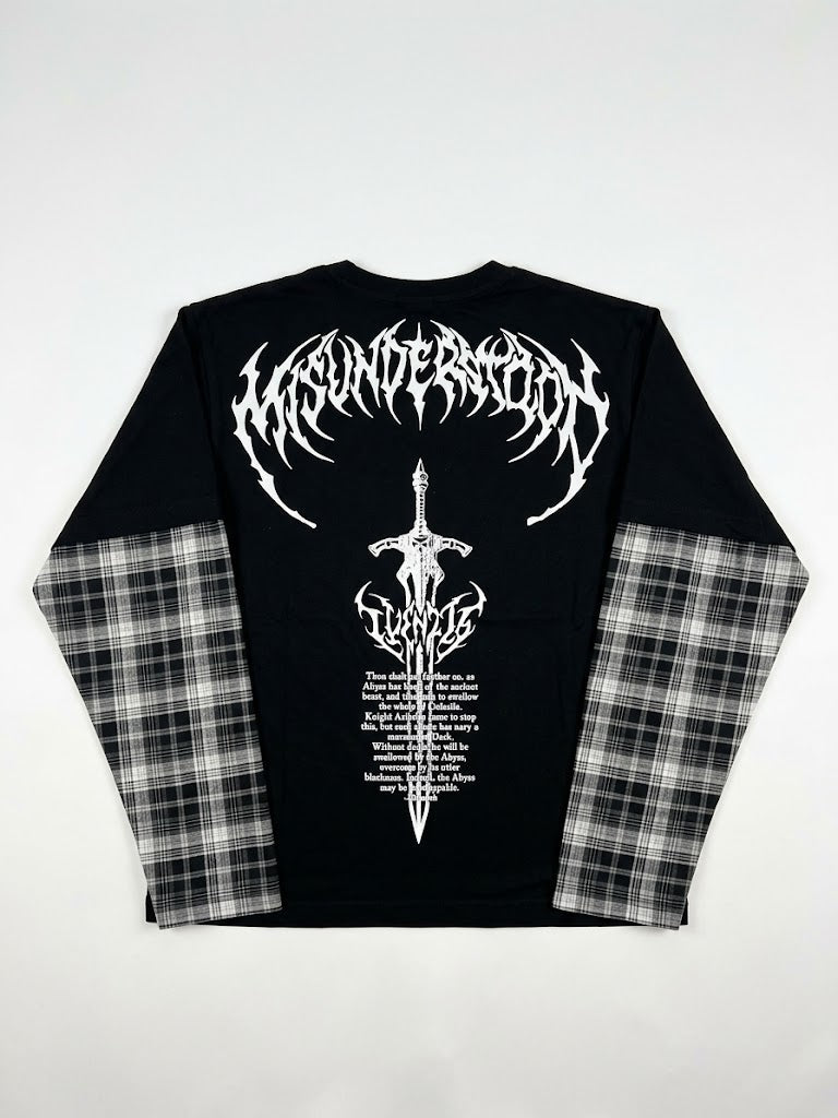 Luen216 Abyss Blade Longsleeve Checkered Black