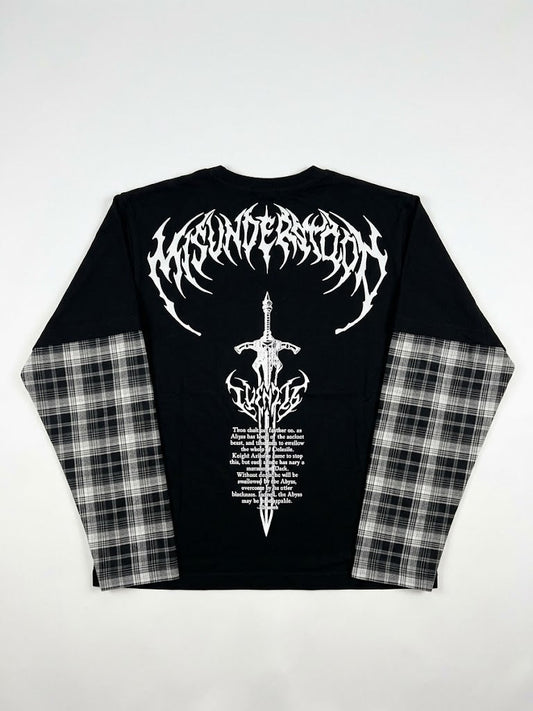 Luen216 Abyss Blade Longsleeve Checkered Black