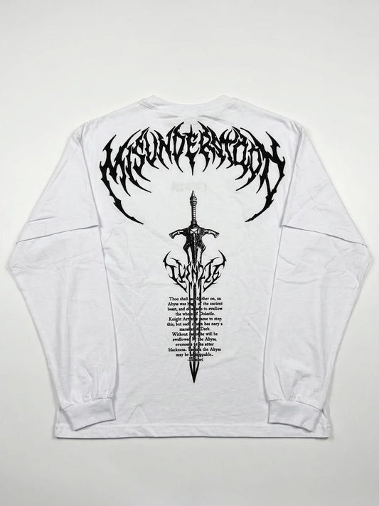 Luen216 Abyss Blade Longsleeve White