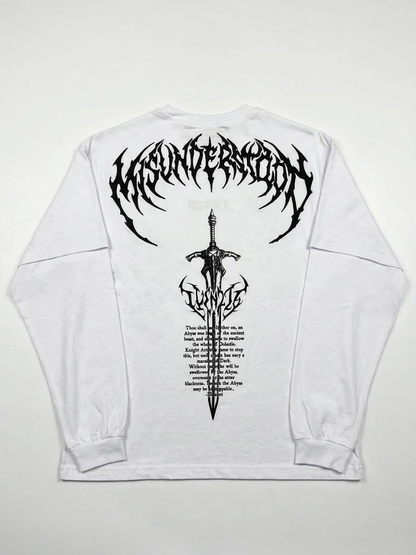 Luen216 Abyss Blade Longsleeve White