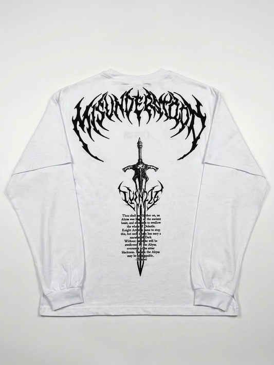 Luen216 Abyss Blade Longsleeve White